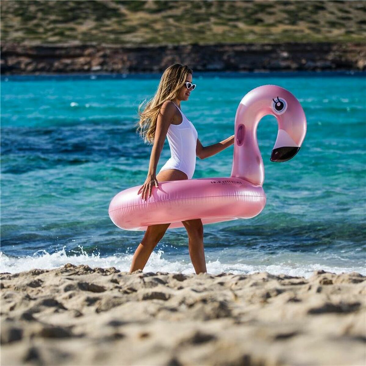 Plutača za bazen na napuhavanje Swim Essentials Flamingo