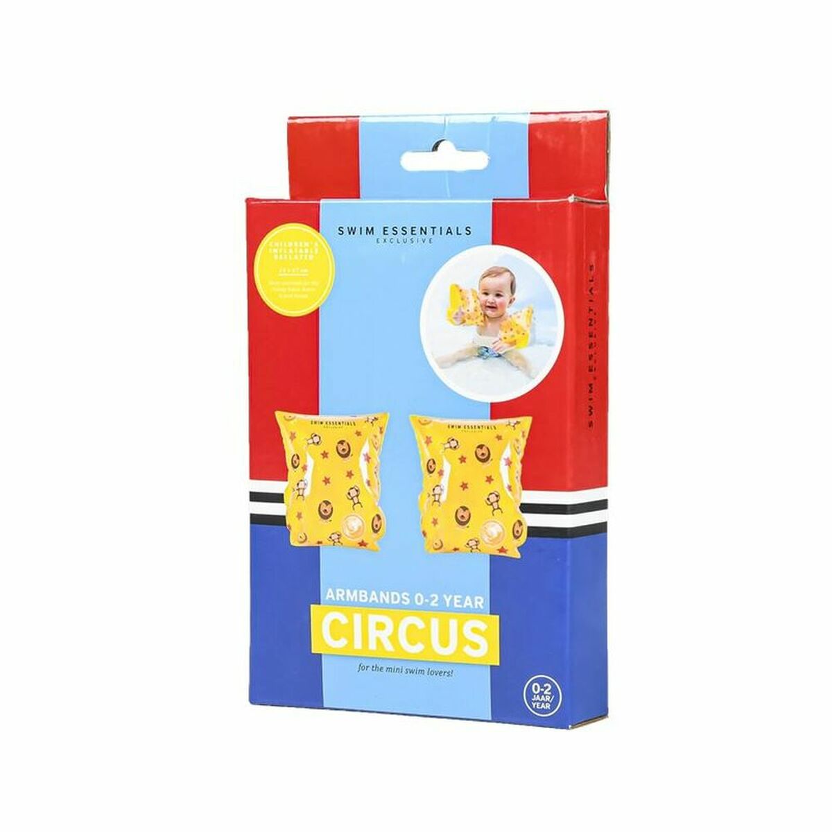 Manšetni gumbi Swim Essentials Circus 0-2 Years Written