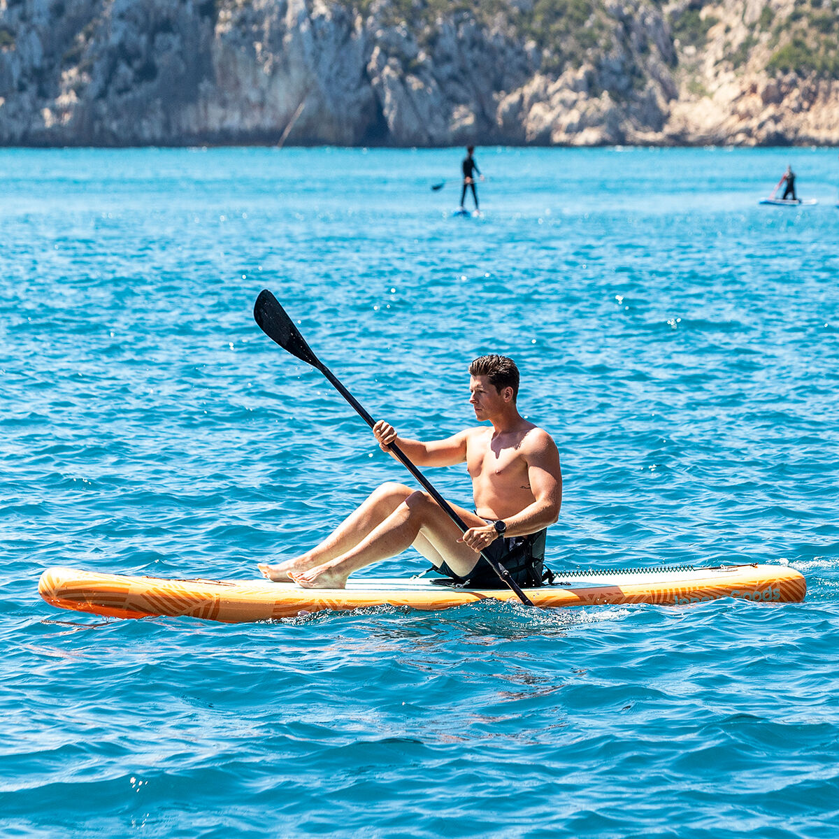 Napihljiv SUP 2 v 1 s sedežem in dodatki Siros InnovaGoods 320 cm