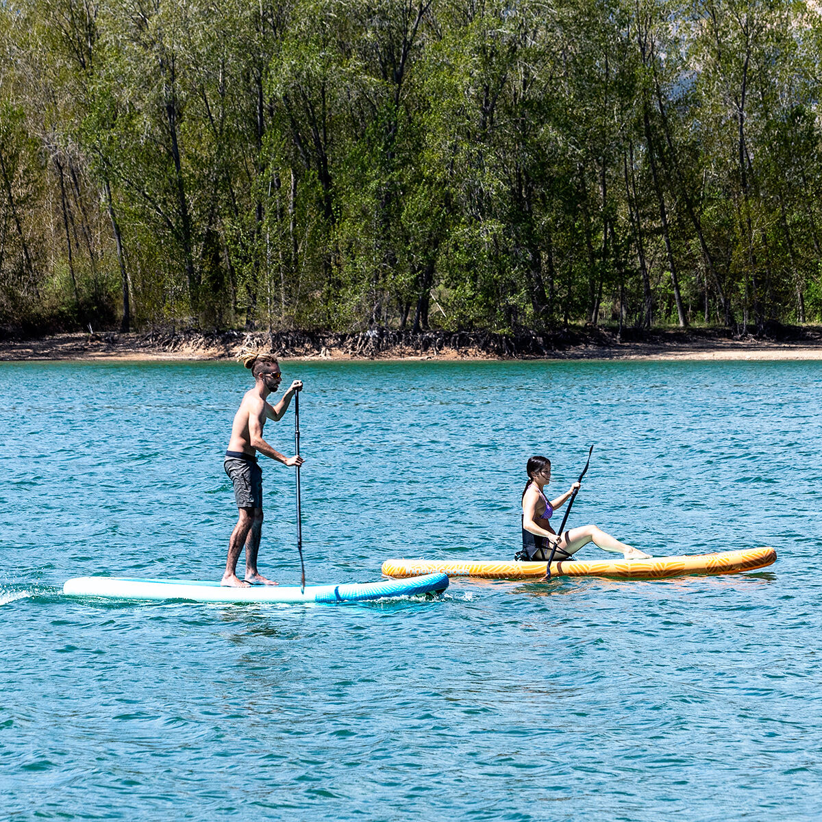 Napihljiv SUP 2 v 1 s sedežem in dodatki Siros InnovaGoods 320 cm