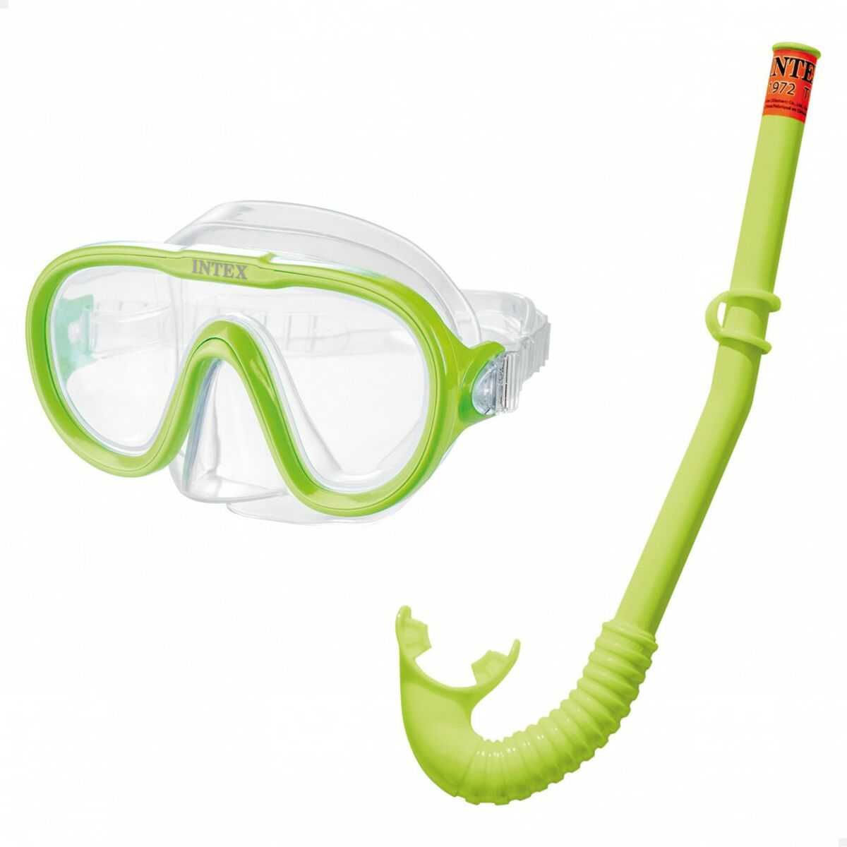 Očala za potapljanje Intex Adventurer Green