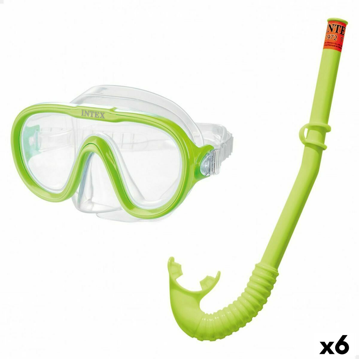 Očala za potapljanje Intex Adventurer Green